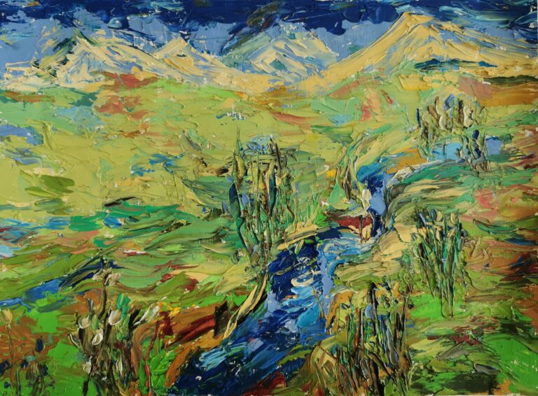 Bach in der Landschaft