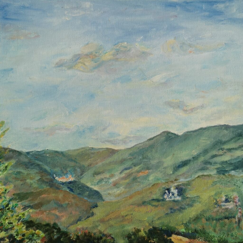 Toscana Berglandschaft