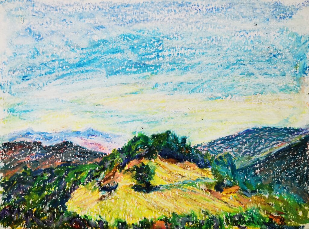 Hügellandschaft der Toscana